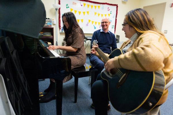 Music therapy graduate students and faculty